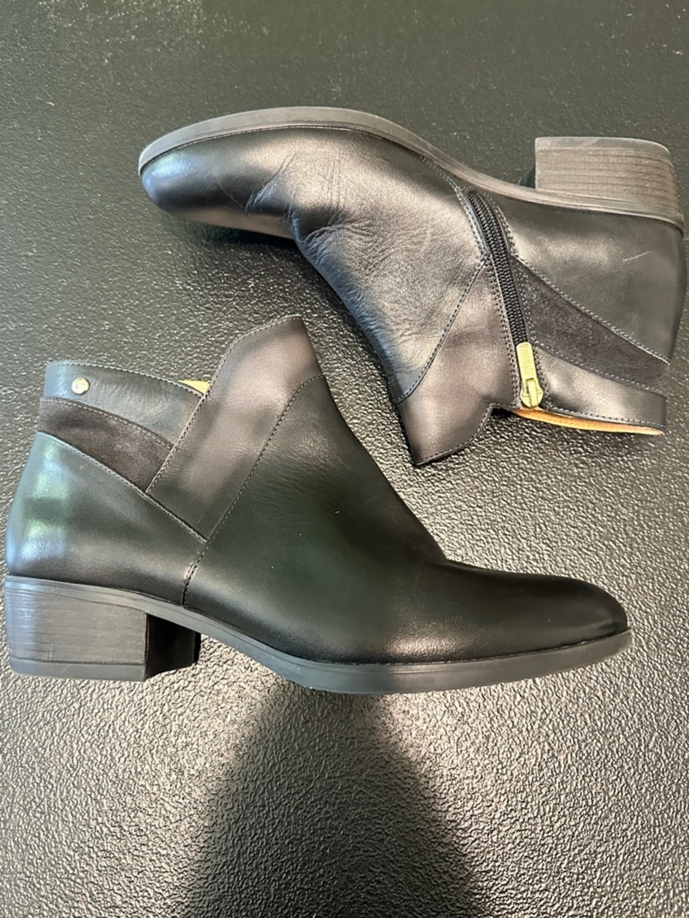 Pikolinos Daroca Ankle Boots Black Leather Suede women’s 8.5 - Picture 2 of 6